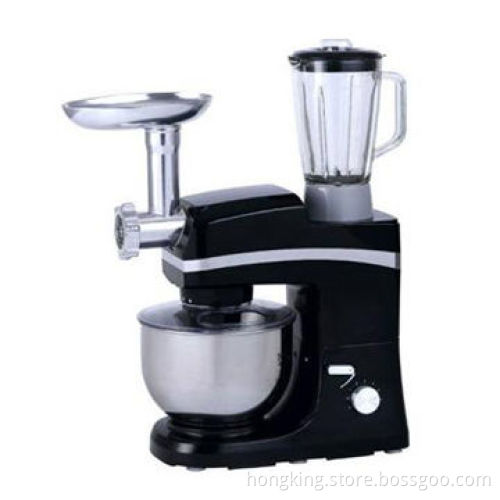 Multifunctional Food Mixer with Meat Grinder and 1.5 Liter Blender Attachments and Recipe